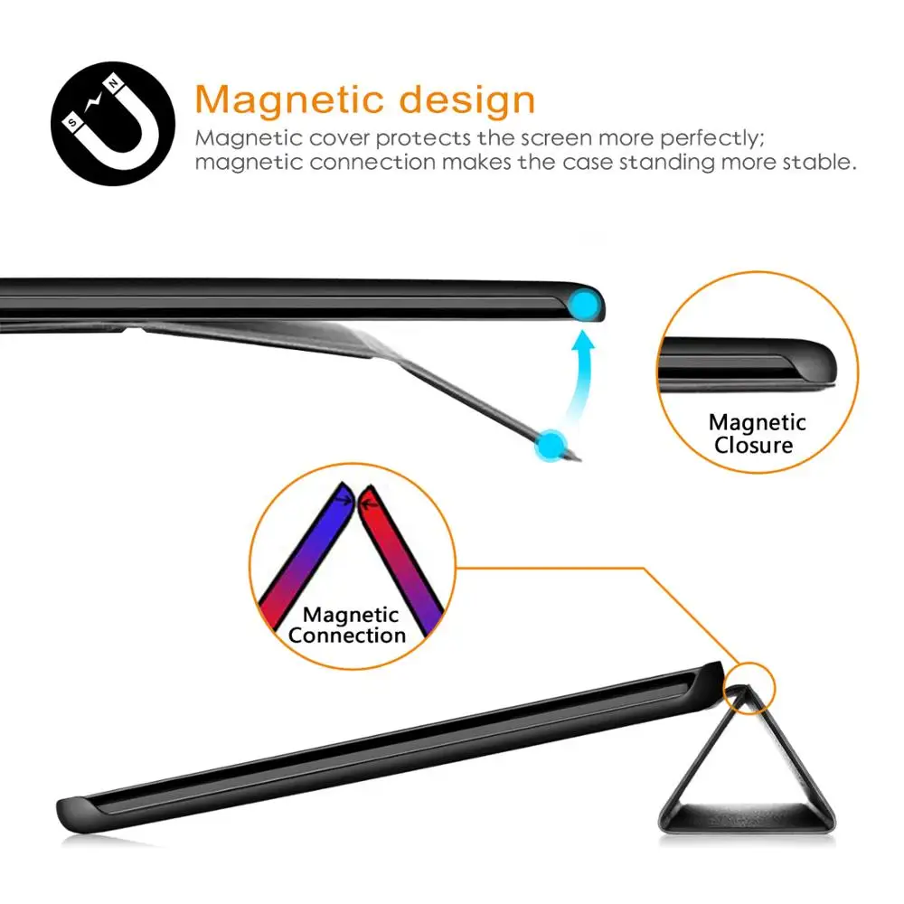 
tablet cover case for lenovo Tab M10 TB-X605F/L TB-X505F/L 10.1 inch 