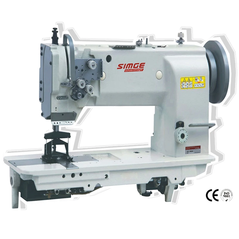 SI-6630 New heavy duty compound feed lockstitch sewing machine 3 needles