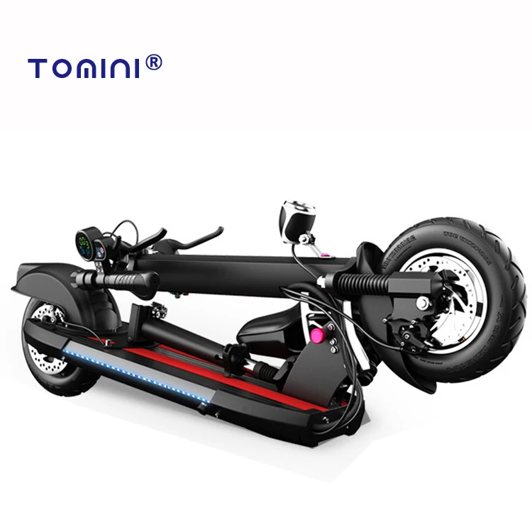 Tomini OEM 48V 500w 13Ah/15Ah/18Ah CE certification 10 inch electric scooter foldable e scooter