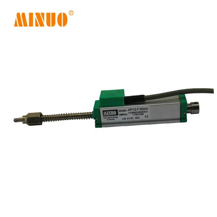 KPY2-F-100mm control rod spring return potentiometer linear displacement sensor