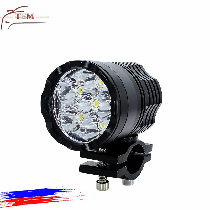 Motorcycle Accessories Headlight 60W  Driving Spot bike fog light led External MOTO DRL bike fog light l4x led