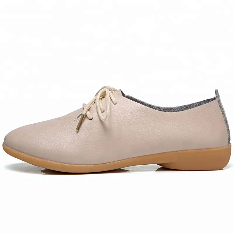 High quality multicolor genuine cow leather woman driving flats uniform shoes lady women high quality fashion casual shoes