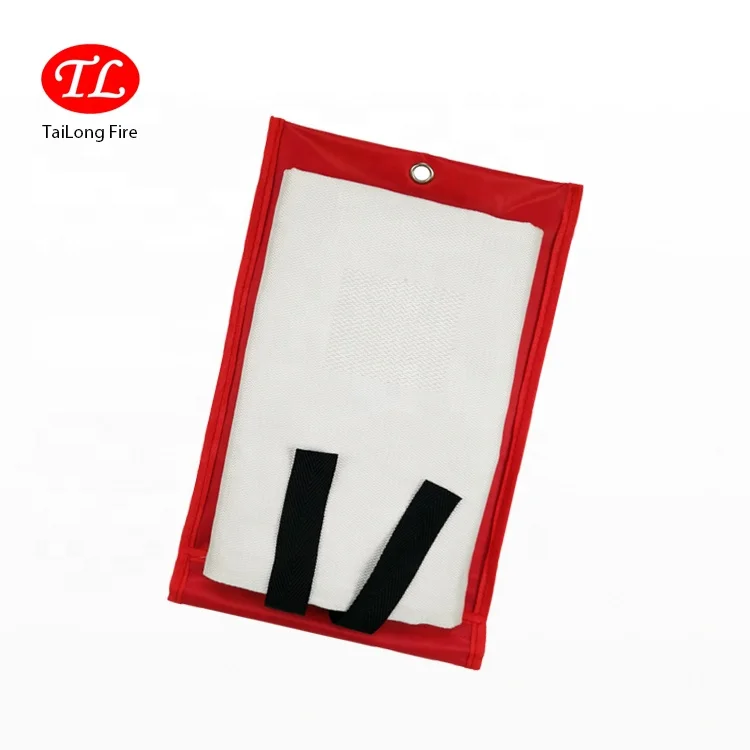 
fire blanket with red bag or PVC box 1.2m x 1.8m bs en1860 for kitchen, car, home 