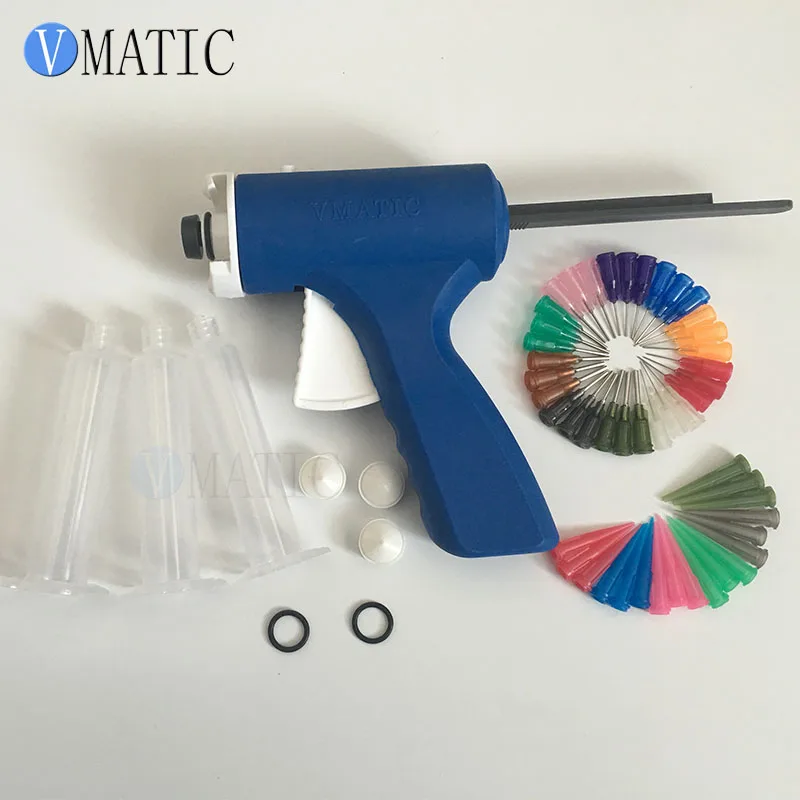 Free Shipping Plastic 30cc 30ml Dispensing Syringe Barrel Glue Caulking Gun