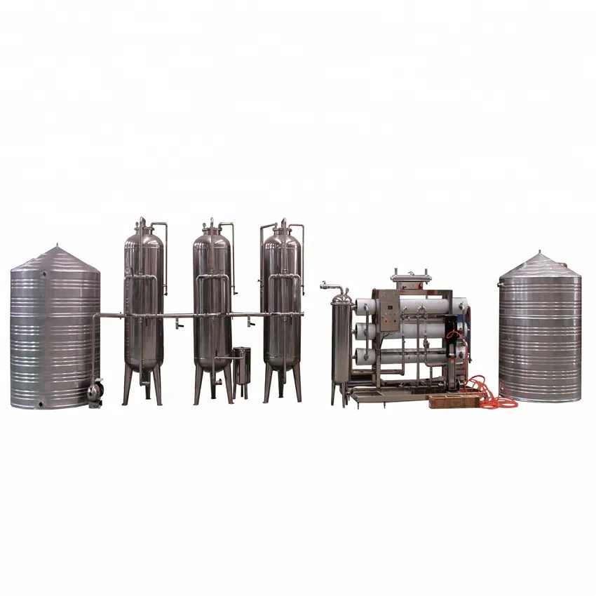 Подгонянная емкость система обработки воды обратного осмоса