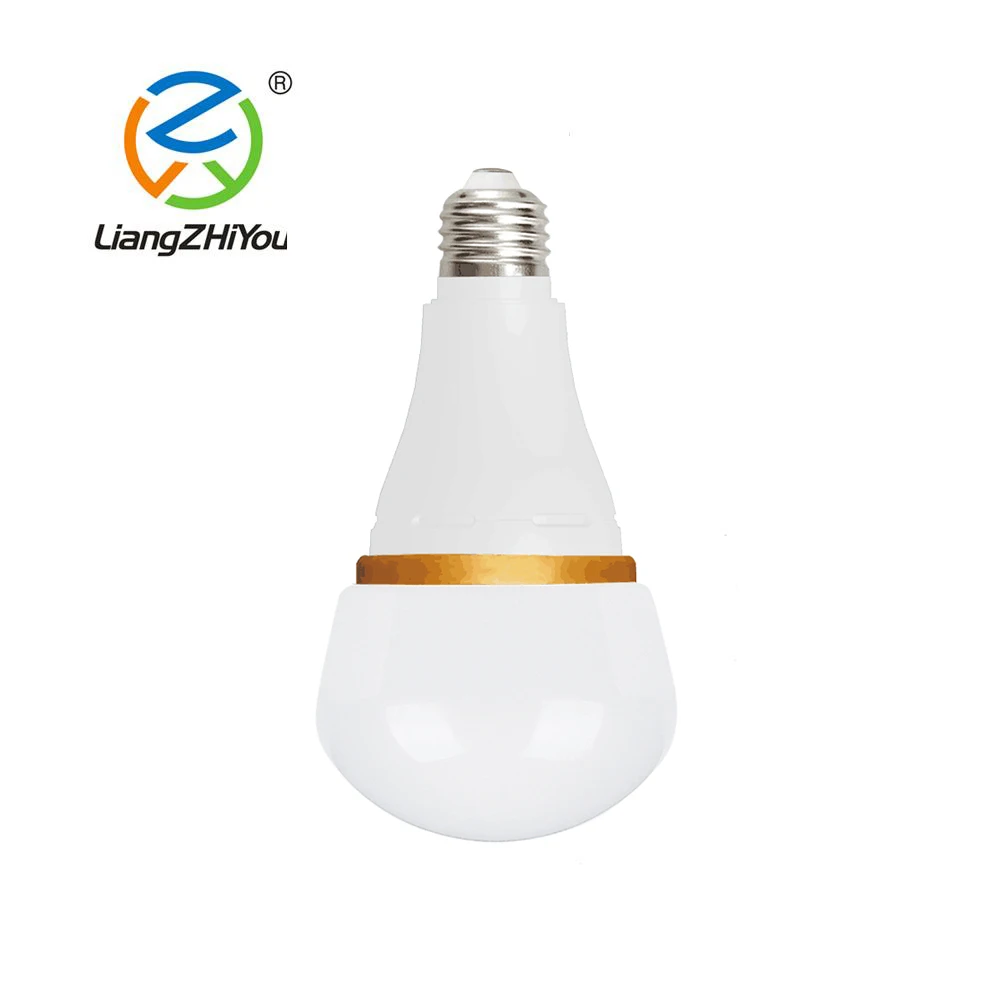 
High efficiency ABS rechargeable e27 led bulb 