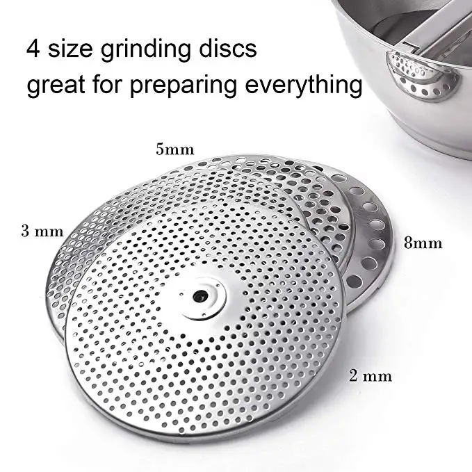 Food Mill  18/8 Stainless Steel  Manual Food Grinder