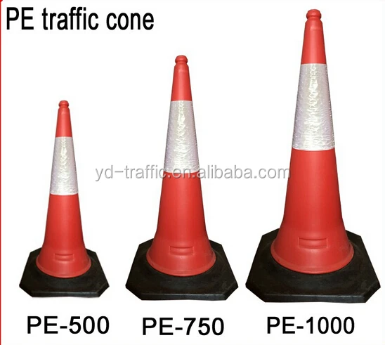 plastic bollard 75cm PU flexible delineator post delineator post