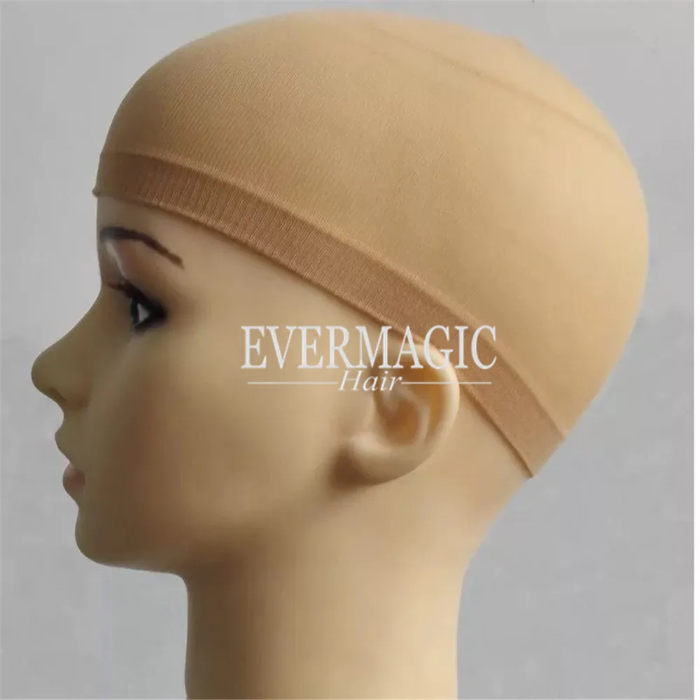 
Breathable full silk net wig cap for making hair wigs 