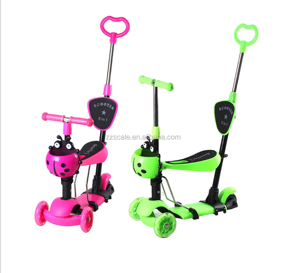 5 в 1 Migao детская складная система Kick Scooter Voyage Sport Mini Kick Scooter