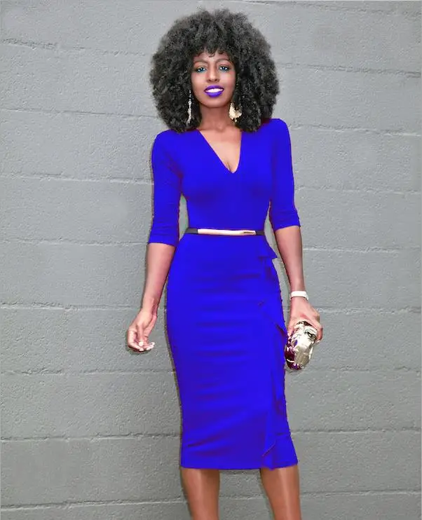 2019 Top Sell wholesale cheap Dresses OEM V neck Latest Fashion Express Woman Dress