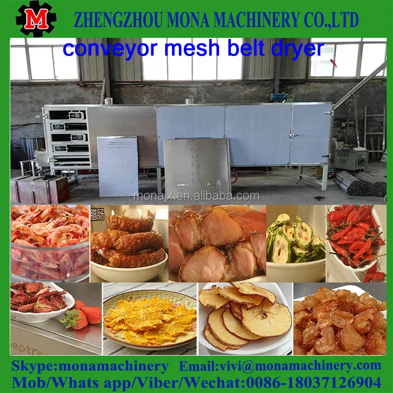 Industrial Dehydrated Mushroom Vegetable Food Dehydration /dehydrator Type Mesh Belt Dryer 0086 18037126904