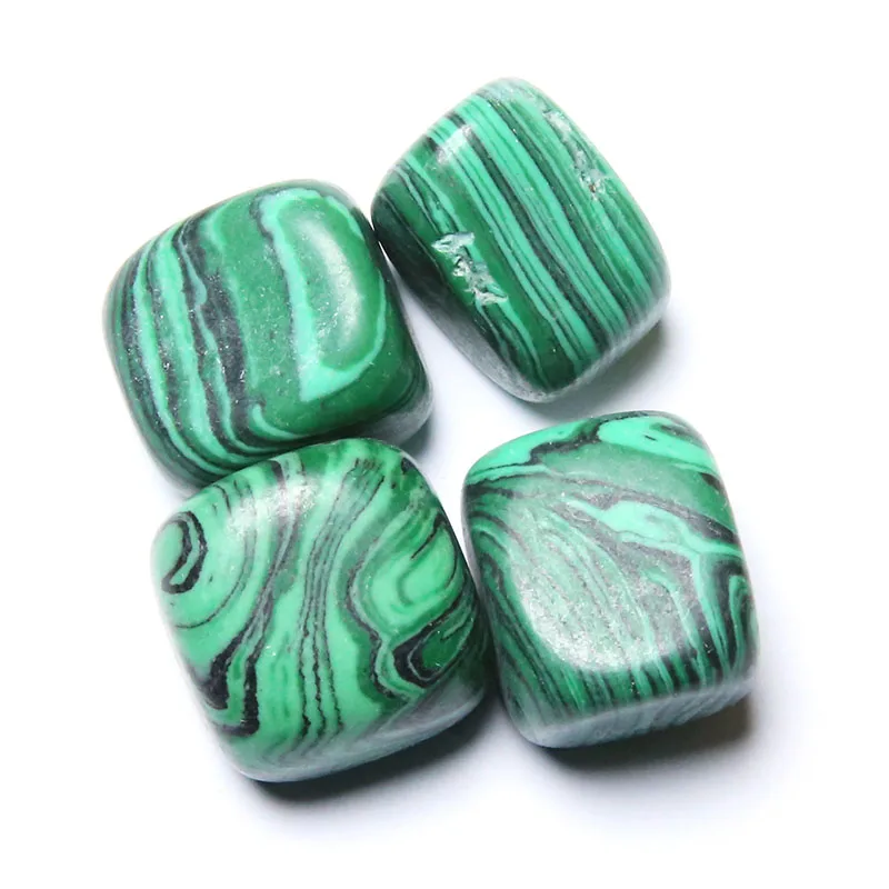 Wholesale  Synthetic Malachite Crystal Tumbled Stone for Healing