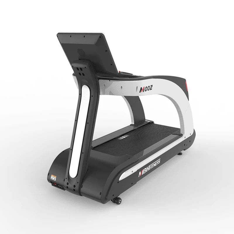 LED Screen Commercial Gym Equipment High Speed Treadmill for Home Fitness Running Belt Power Cord Automatic Oiling System MBH