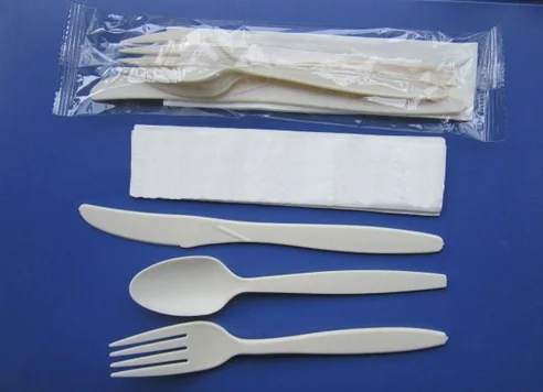 
Automatic disposable plastic cutlery packing machine with installing two frequency inverters for control 