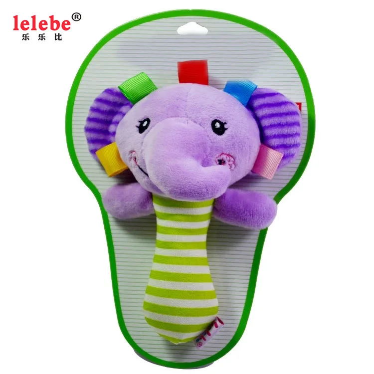 
baby toys suppliers custom made factory price wholesale manufacturer plush toys lion Hand Bells infant Rattles toys 