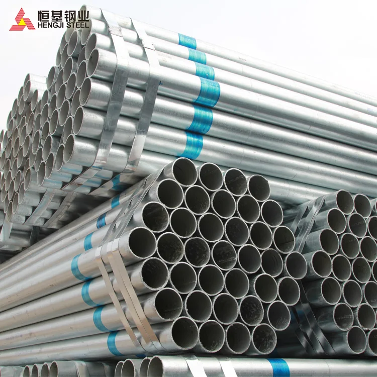 ASTM A53 A500 BS1387 Grade B Carbon Steel Pipe Galvanized