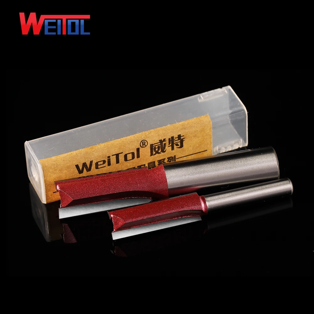  Weitol Китай ЧПУ Фрезерный резак гравировальный станок фреза для резьбы двойные канавки прямые инструменты