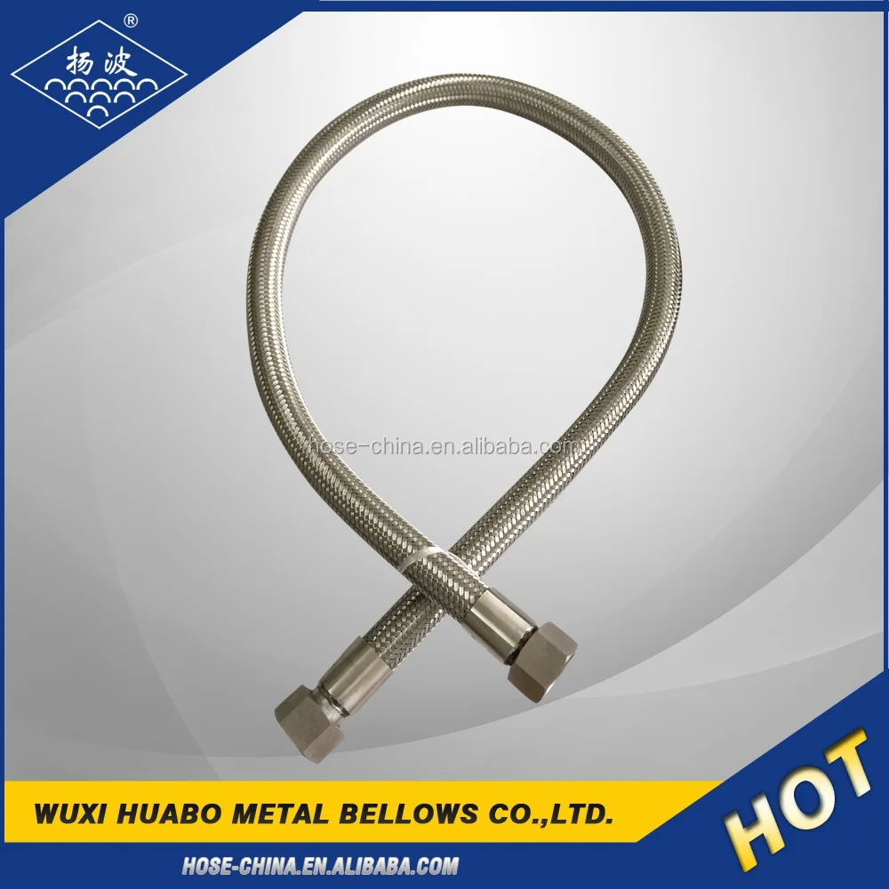 
Good Quality Metal Flexible 6 inches Hose For Bathroom and industry 