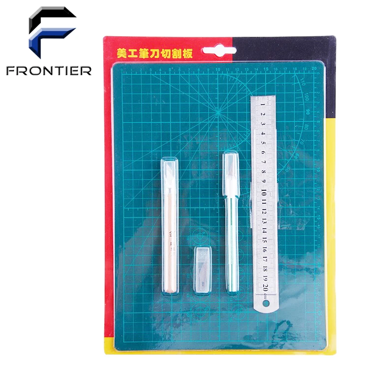 
Hobby Knife Blades Ruler A4 Self Healing Cutting Mat Sets 