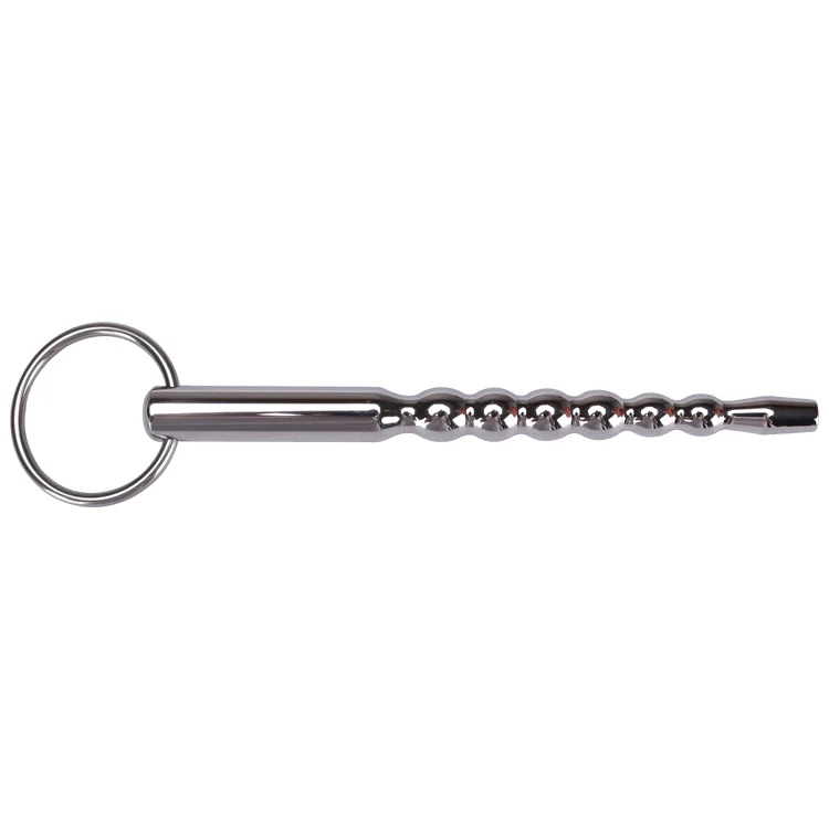 
Horse eye irritation male masturbation blocking the urethra rod pull beads catheterization dilator comrades penis plug 