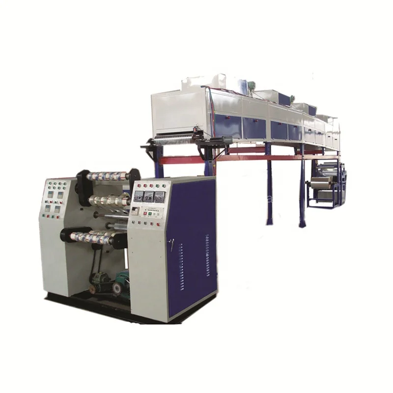 Adhesive OPP film gum tape making coating machine