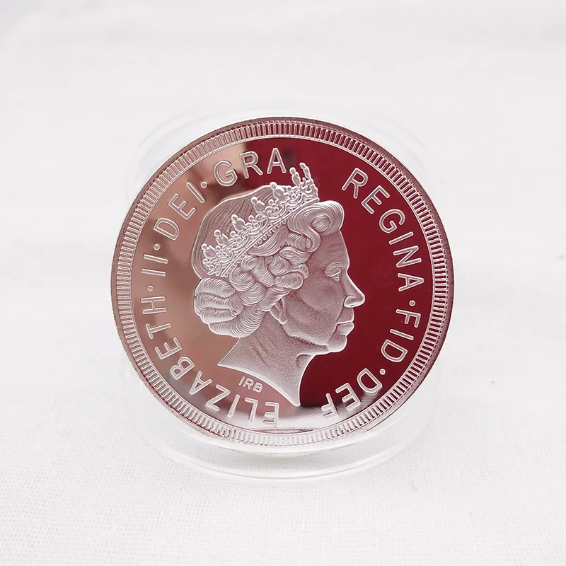 Custom new zealand coin queen elizabeth ii gold silver souvenir coin