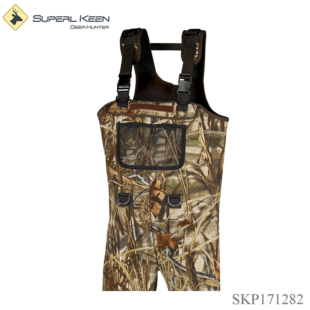 Outdoor Camo Waterproof Waders Insulating Neoprene Hunting Fishing Chest Wader