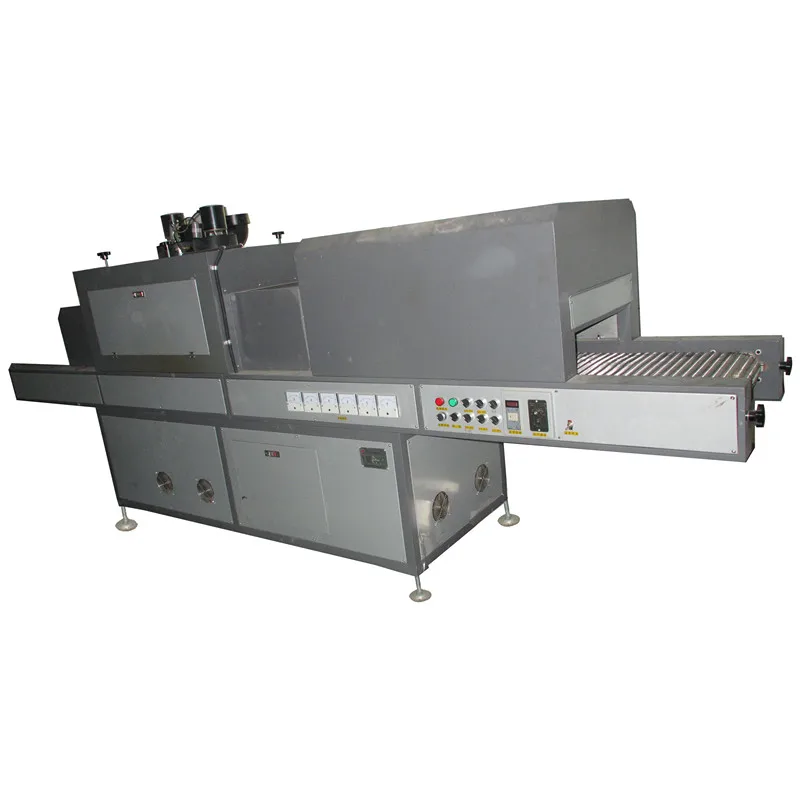 
TM-UVIR UV very glossy varnish coating on toy dryer 