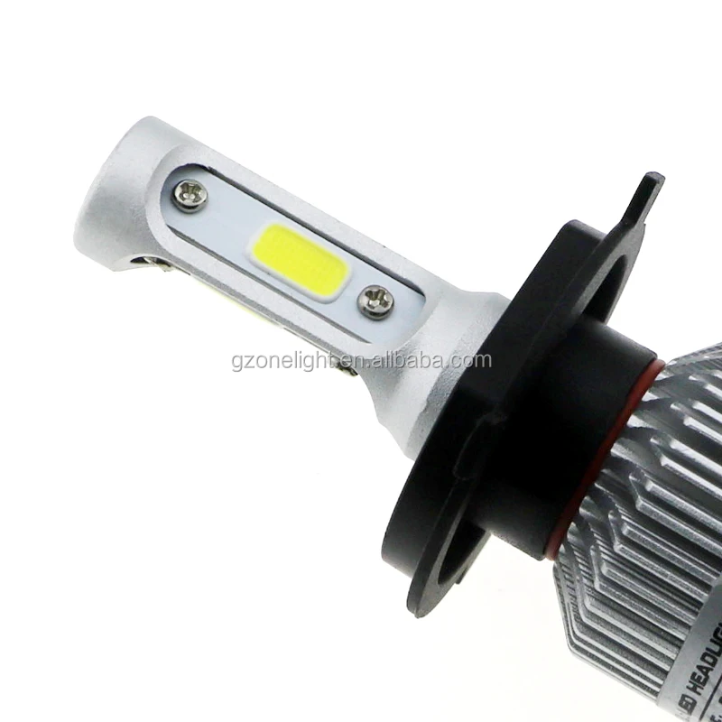 Заводская цена S2 COB светодиодные фары 36 Вт яркость H4 H13 9004 9007 Hi/Lo луч автомобилей замена светодиодные налобный фонарь