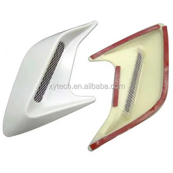 Drop shipping 3D Car Sticker Outlet Side Vents Body Sticker Auto Air Vent Fender Emblem Flow Grille Decoration Sticker