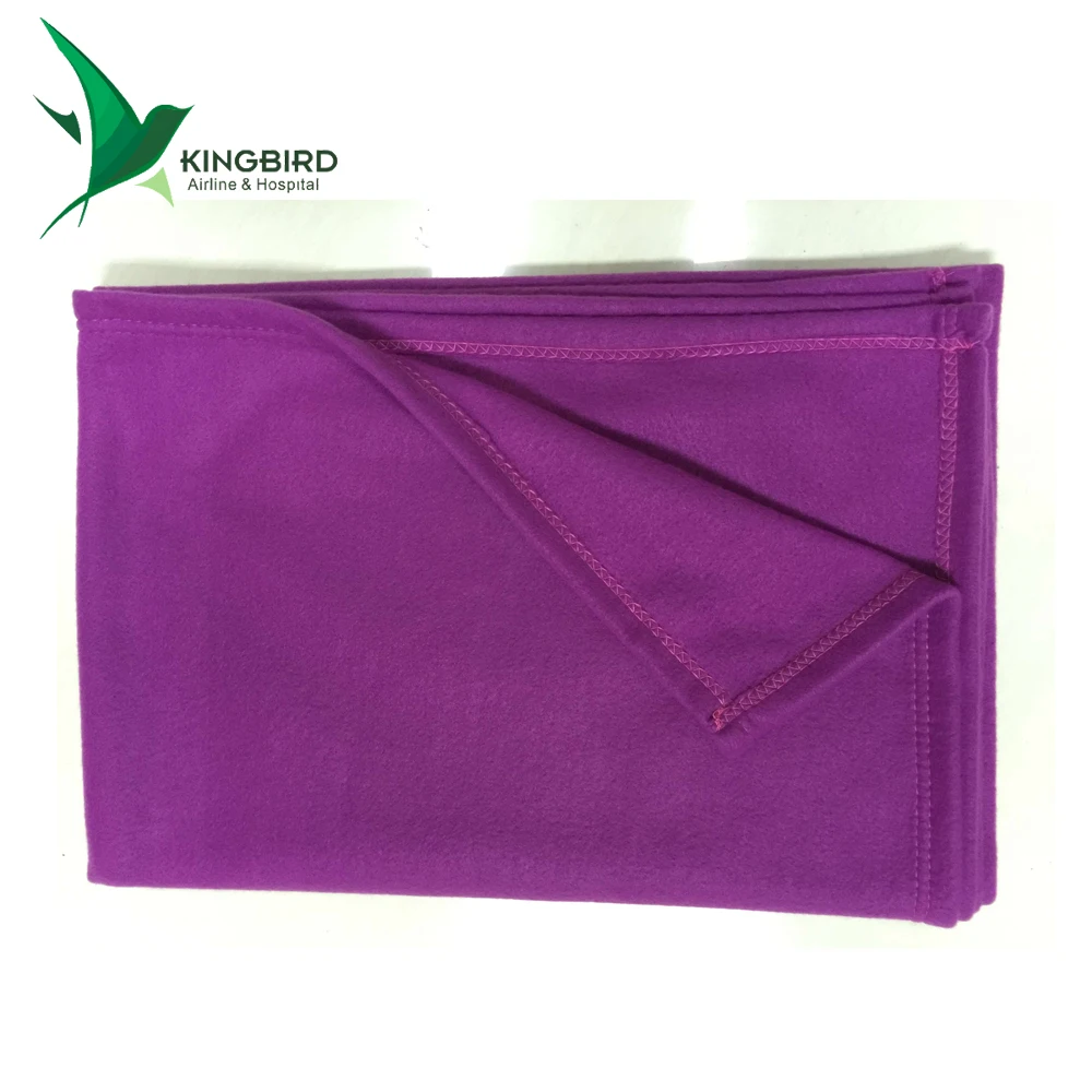 Superior Polar Fleece airline Blanket For Disposable Aviation Travel Blanket