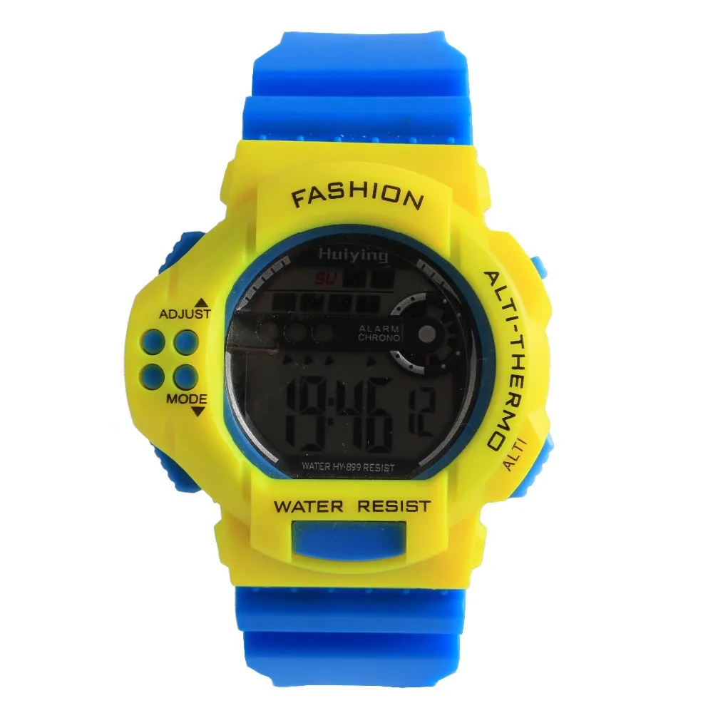 Fashion and high quality 3 ATM waterproof Japan movt. sport digital watcb for boys and mens