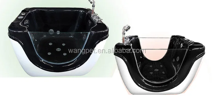 
hot New luxury dog bathtub massage machine pet spa wash environment acrylic dog bathtub transparent JACUZZIbubbles 1.1m 