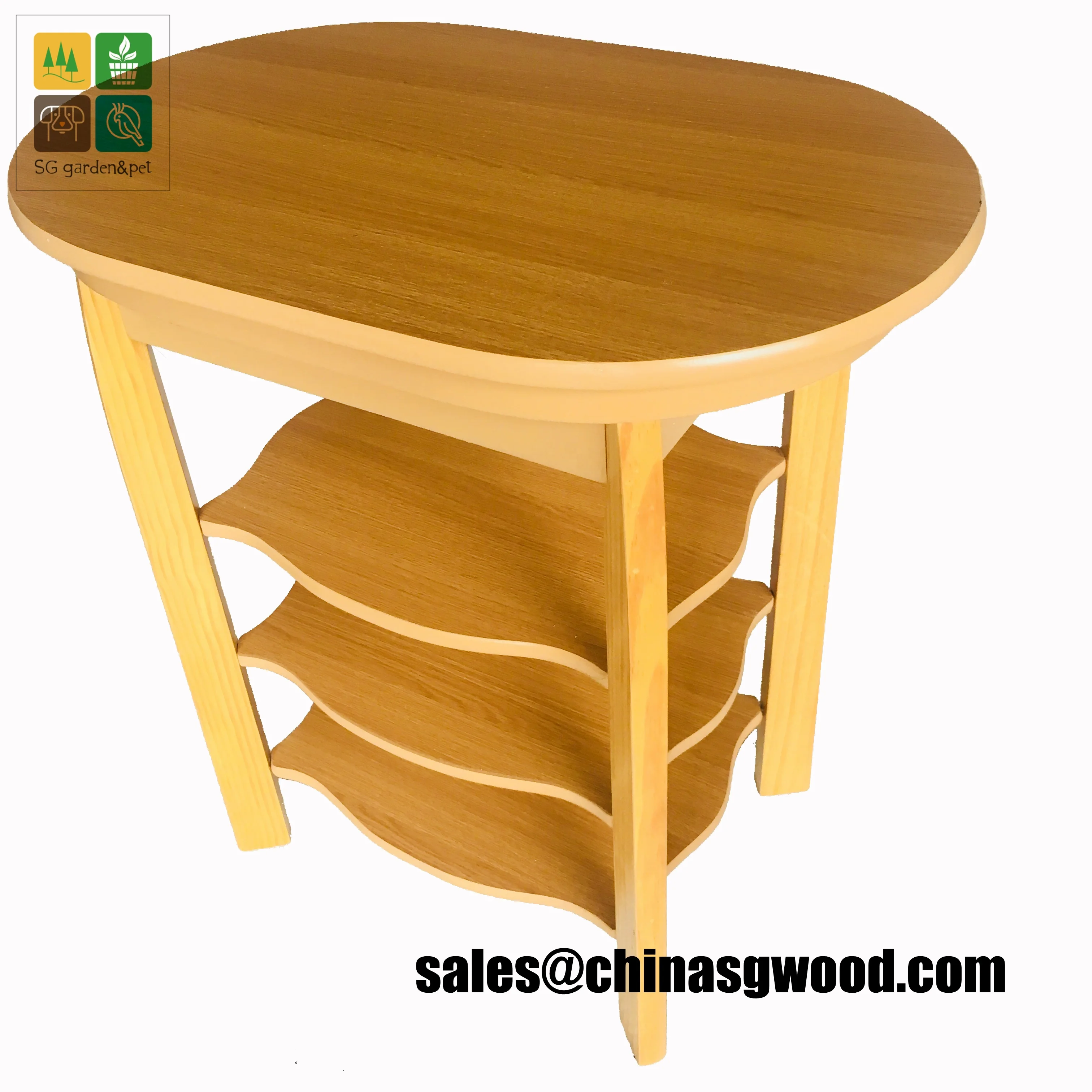 SenGong Wood Nesting Table/small Furniture Wood Magazine Table Magazine Holder Wooden Table