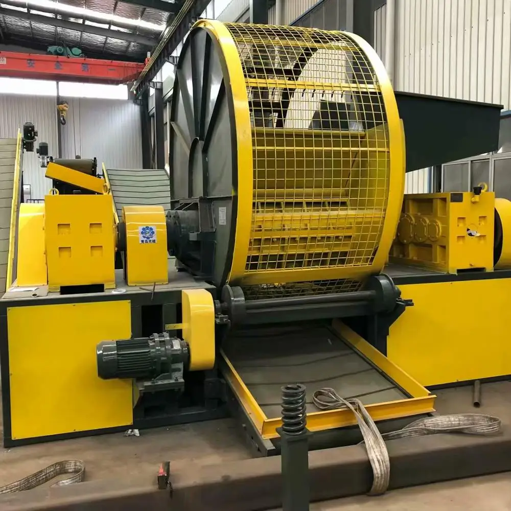 Small size tire crusher machine/waste tire recycling machine