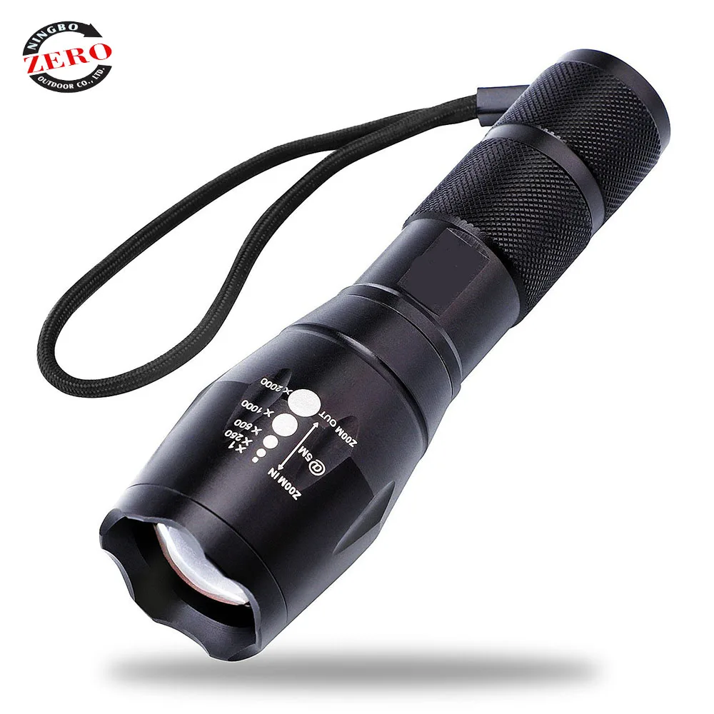 
Rechargeable Tactical Waterproof Powerful High Power Lumen Military tactical Outdoor Custom Aluminum Led Torch Flashlight 