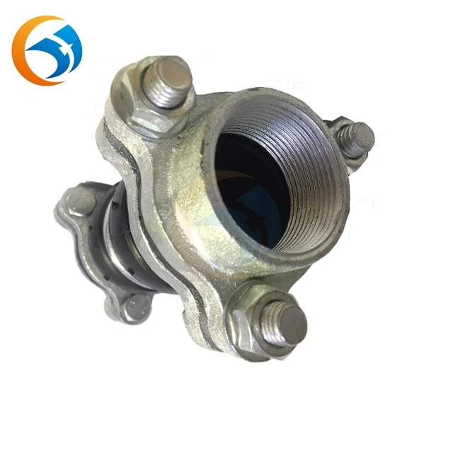 nice PN25 union type screwed rubber flexible joint