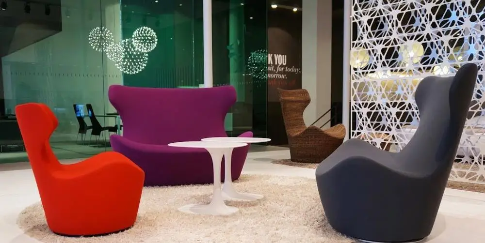 
New Design home furniture two seat b&b italia Grande Papilio sofa 