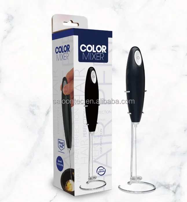 Salon Barber Hairdressing Plastic Hair Color Dye Cream Whisk Mixer Stirrer