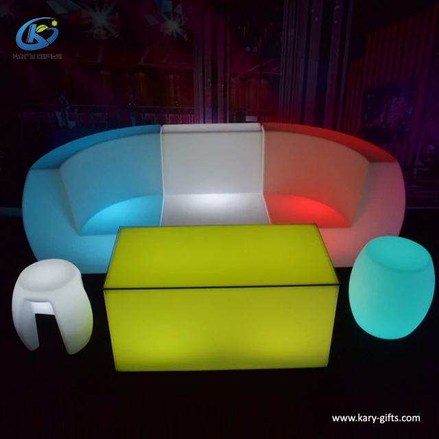 Bar furniture for events modern patio LED Bar Furniture bar stool