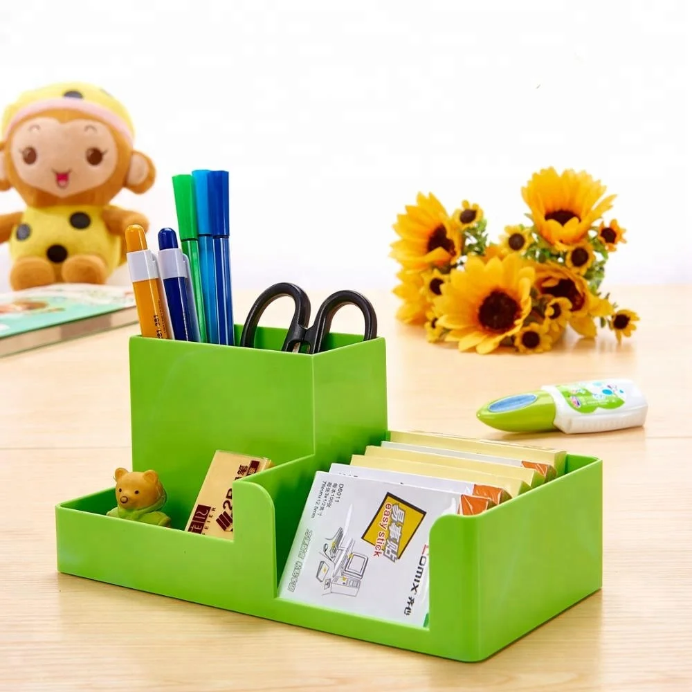 
Promotional Colorful Plastic Pen Holder Custom Logo 