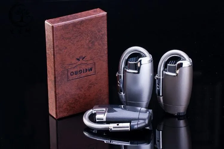 China Wholesale Micro Jet Mini Novelty Heating Culinary Butane Gas Lighter Flame Torch Lighter with Long Rob