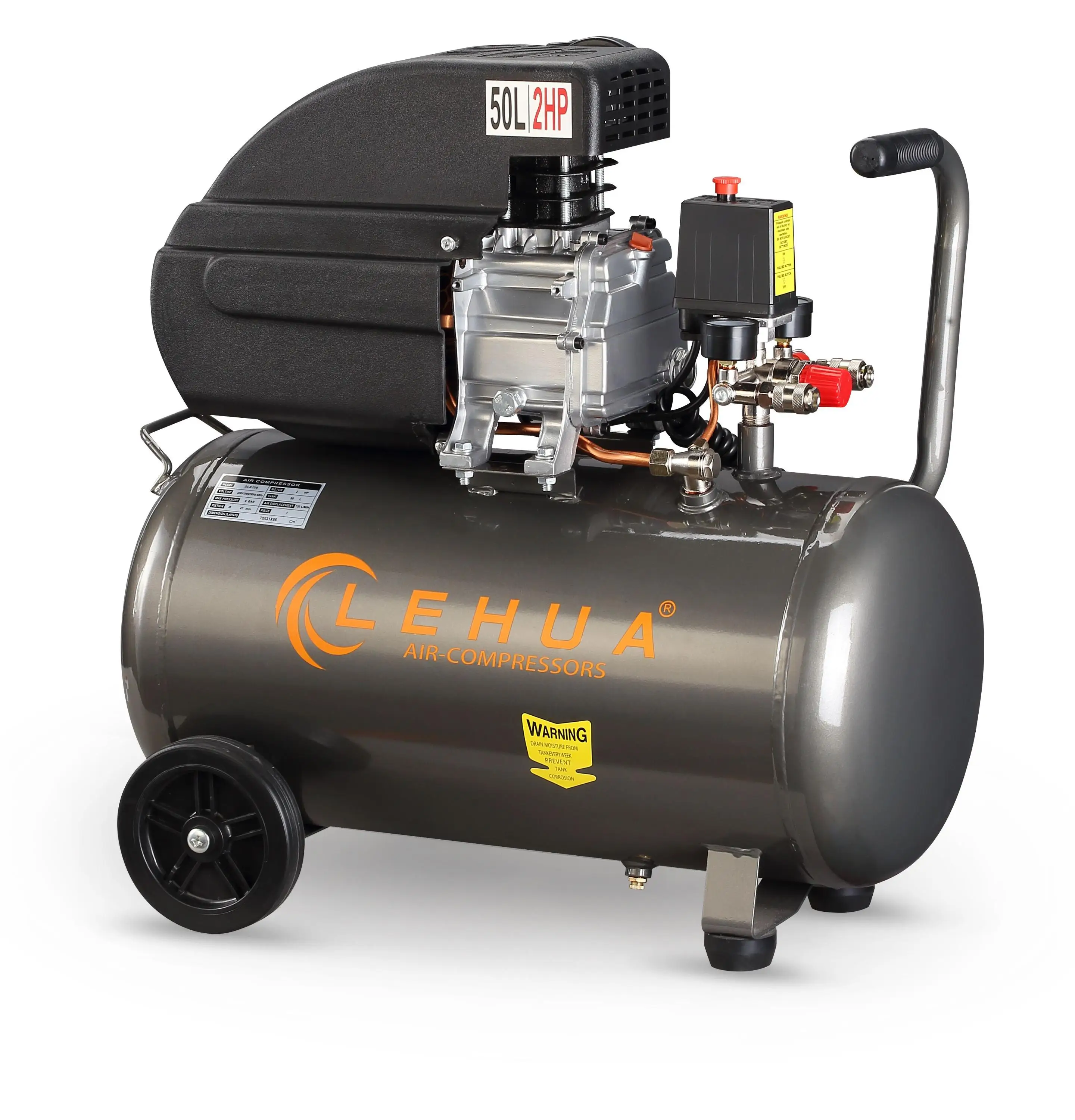 Hot Sale 50L 2HP Portable Mini Single Phase Air Compressor