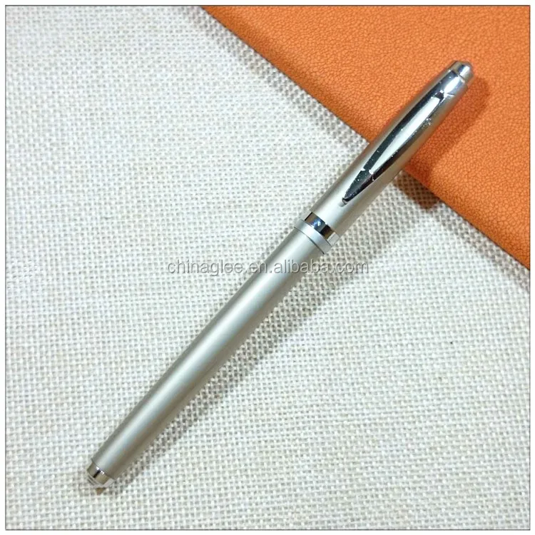 Custom logo business silver pen chinese fountain pens for school