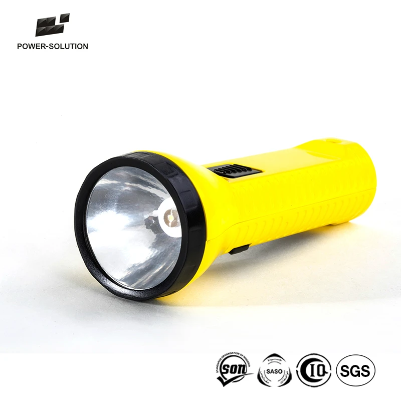 Eco-friendly lead-acid battery High powerful led solar torch for rural areas