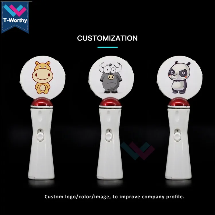 Amusement Park Festival Flashing LED Light Toy LED Ball Shaped Spinning Wand lights