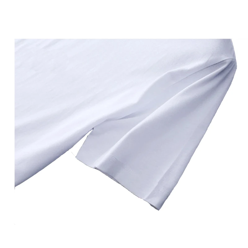 
30% Polyester 70% Cotton High Quality Plain 130 Gsm T-shirt Hot Selling Free Printing 