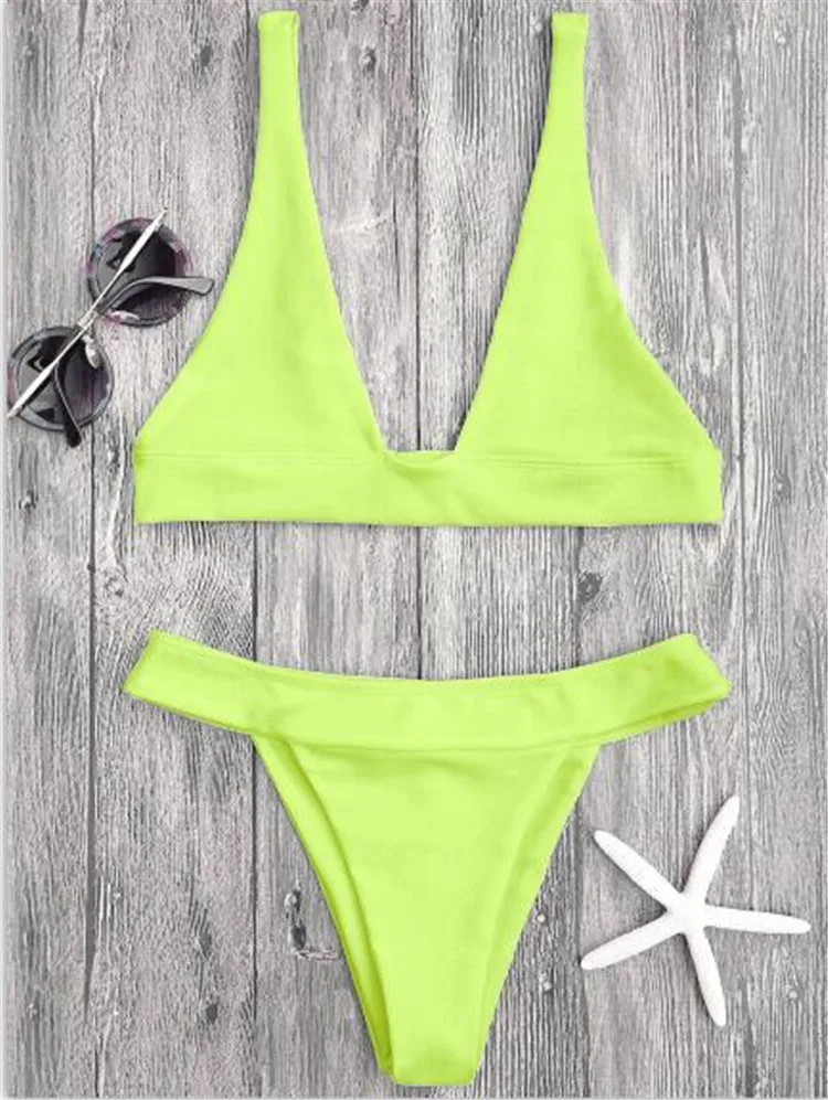 Cikini 2020 Bikini swimwear fashion Solid color  sexy brazilian bikini