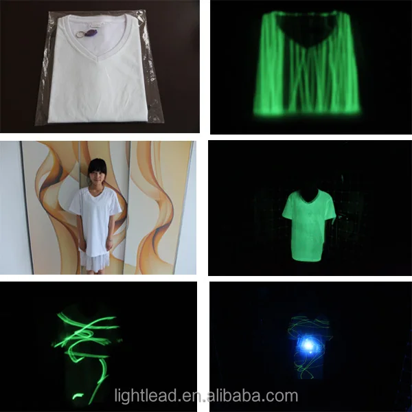 Оптовая продажа, светящаяся в темноте футболка рок-группы